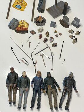 NECA Friday The 13th Action Figures/Accessories - mixed lot (read description)